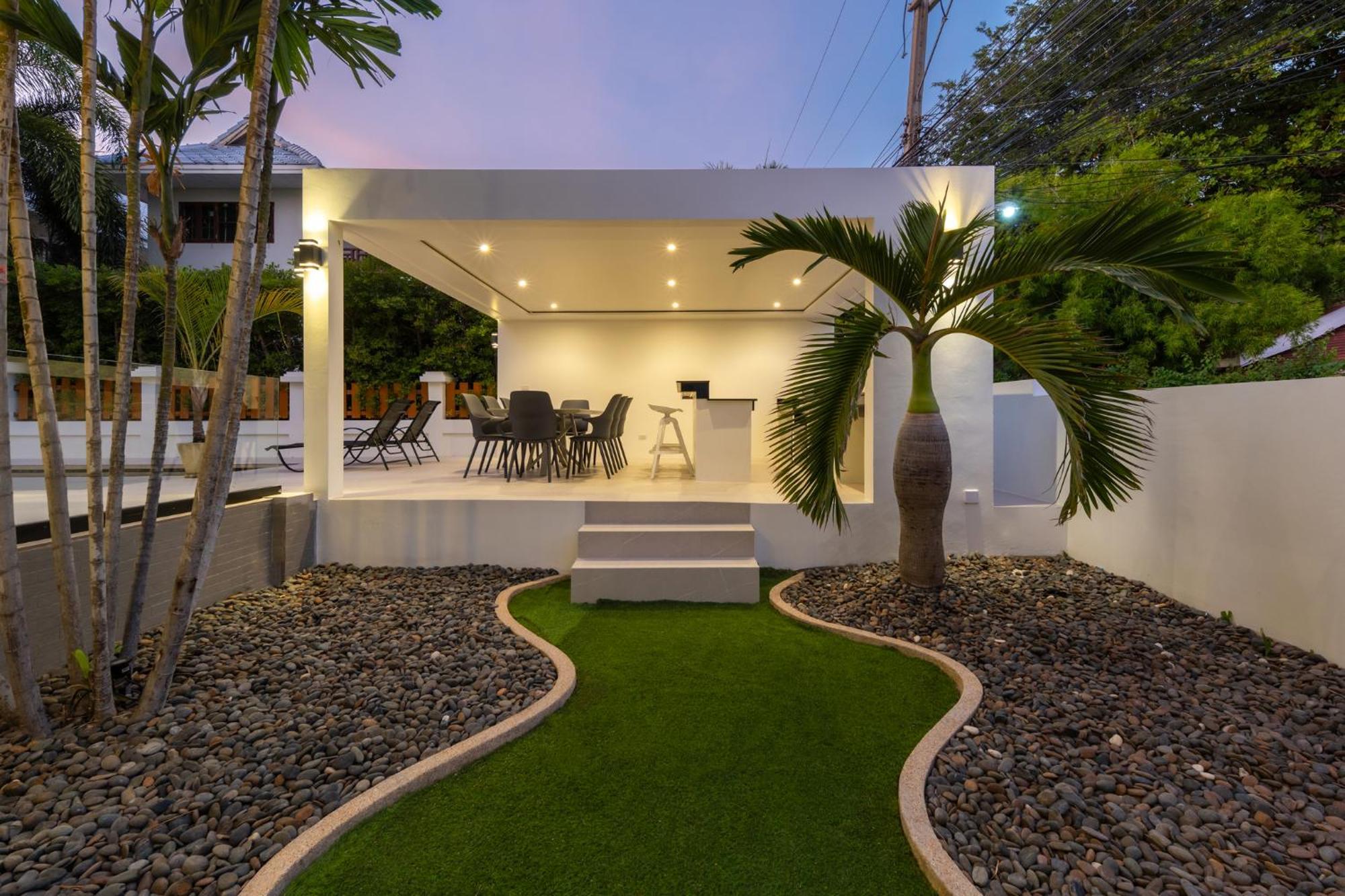 Stunning Villa With Pool And Tropical Garden Хуахін Екстер'єр фото