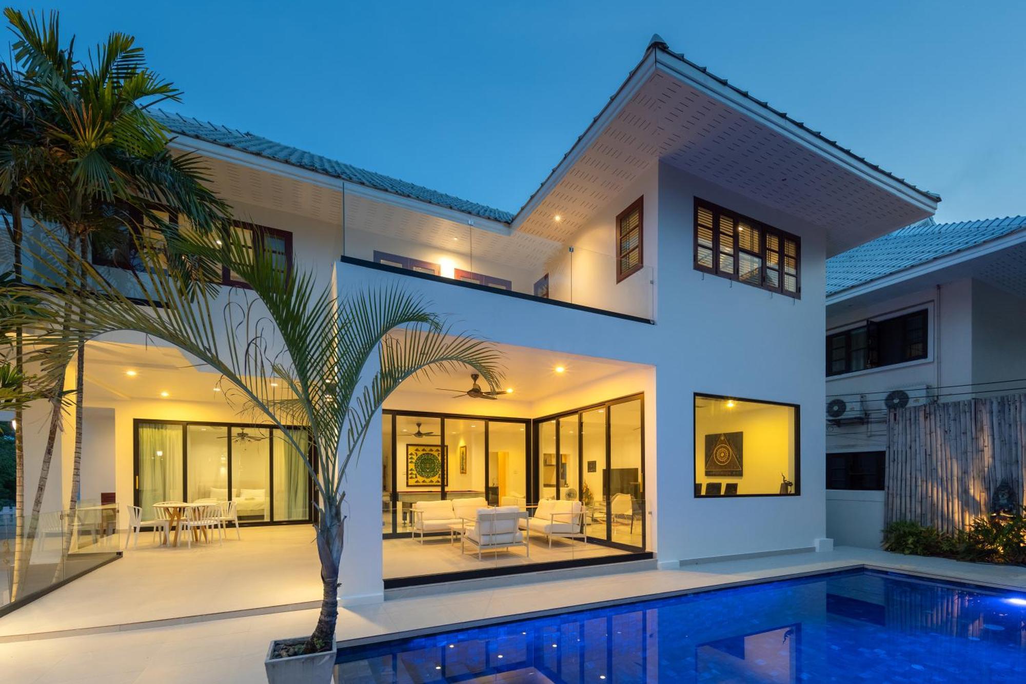Stunning Villa With Pool And Tropical Garden Хуахін Екстер'єр фото